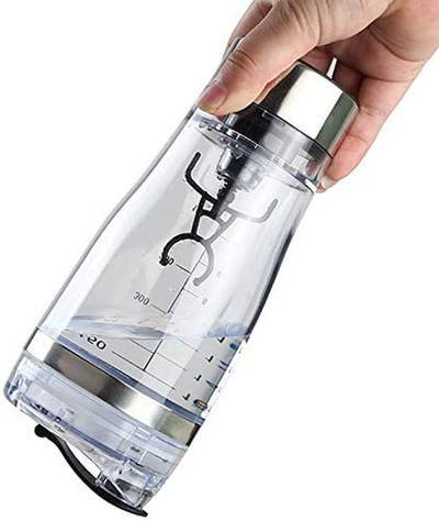 Portable Electric Protein Shaker Mixing Bottle 15oz 