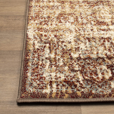 SUPERIOR Desginer Salford Area Rug, 5x8, Maroon