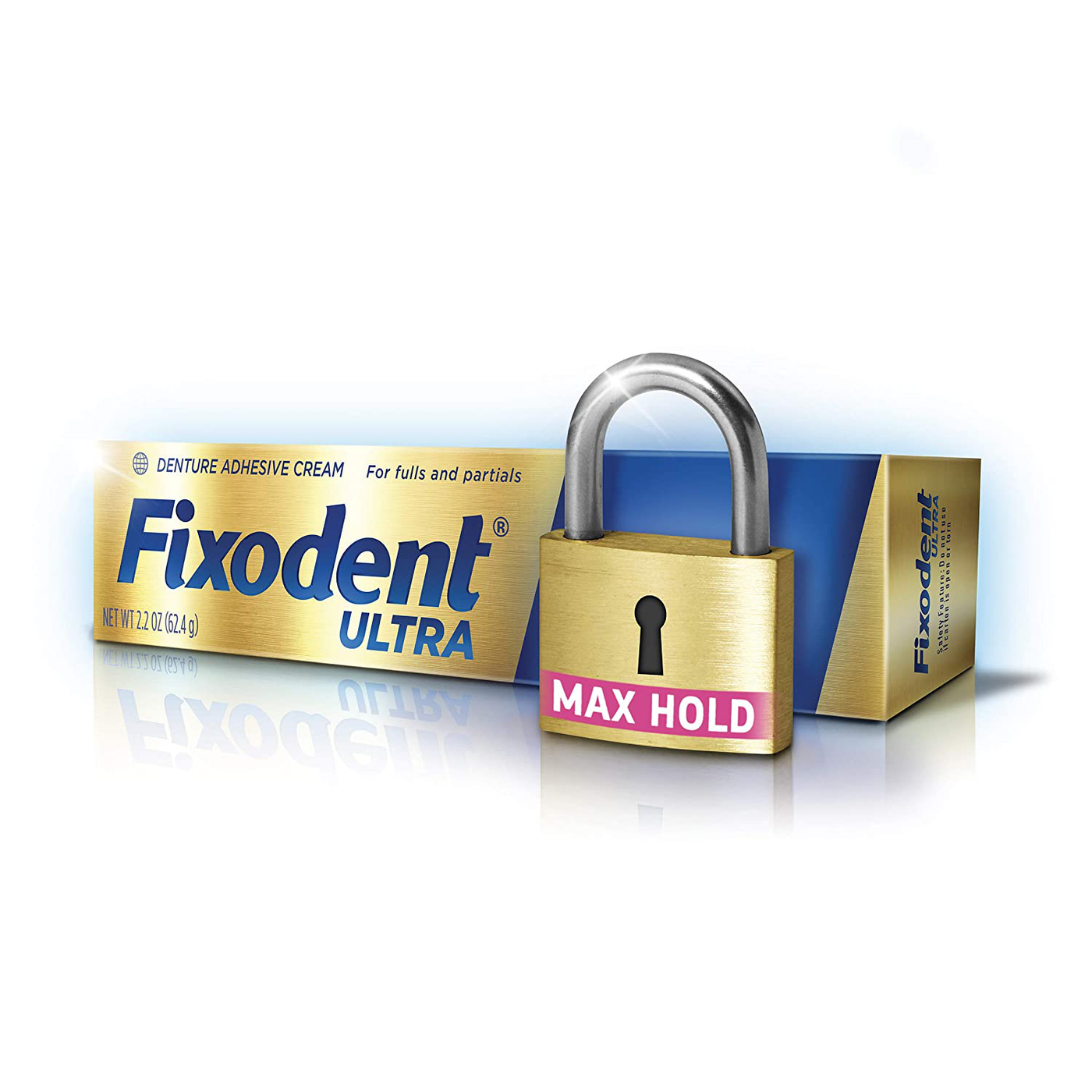 Fixodent Ultra Max Hold Dental Adhesive, 2.2 oz