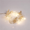LINGTH 20 LED Photo Hanging Clips Strip Light Clip Photo Holders Battery Powered Home Party Decoration (Gold)