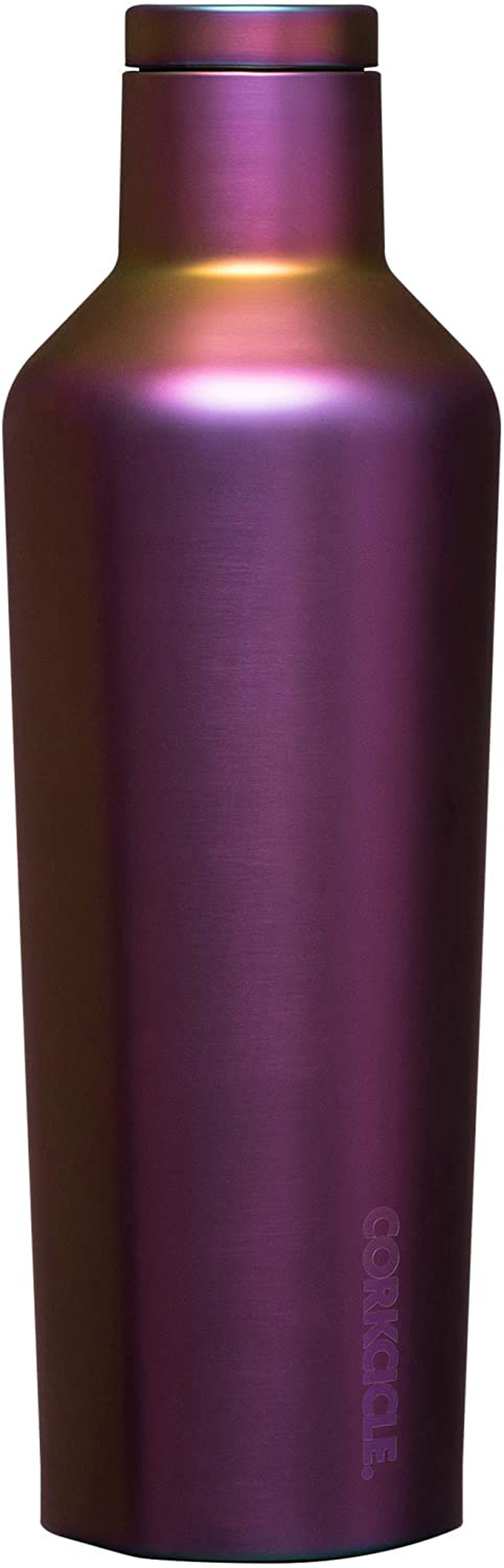 Corkcicle Canteen - Water Bottle & Thermos - Triple Insulated Stainless Steel, 16 oz, Matte Black