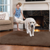 Gorilla Grip Original Ultra Soft Area Rug, 3x5 FT, Many Colors, Luxury Shag Carpets, Fluffy Indoor Washable Rugs for Kids Bedrooms, Plush Home Decor for Living Room Floor, Nursery, Bedroom, Brown