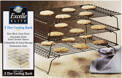 Wilton Excelle Elite 3-Tier Cooling Rack for Cookies, Cake and More