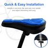 Adjustable Padded Gel Cushion Bike Seat Cover 