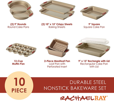 Rachael Ray Cucina Nonstick Bakeware Set 