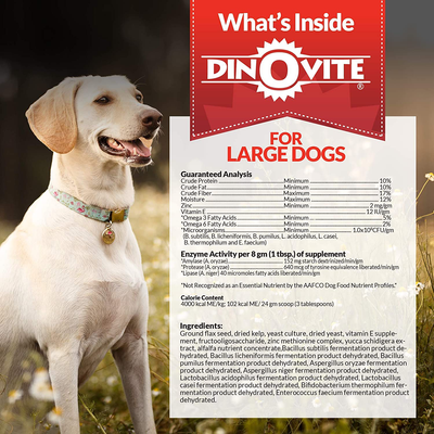 Dog Supplement - Immune + Digestive, Skin + Coat Support, Vitamins, Minerals, Omega 3