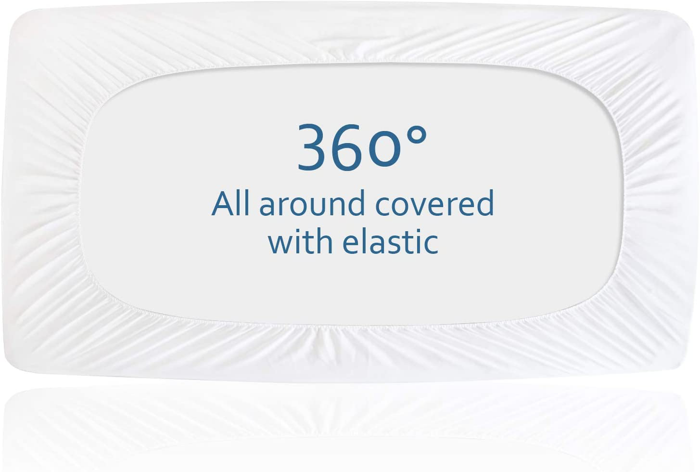 SPRINGSPIRIT Full Size Mattress Protector Waterproof, Breathable & Machine Washable Full Mattress Pad Cover Quilted Fitted with Deep Pocket up to 14" Depth (54"x 75")