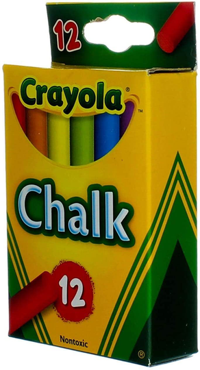 CHALK COLORED 12 STICKS