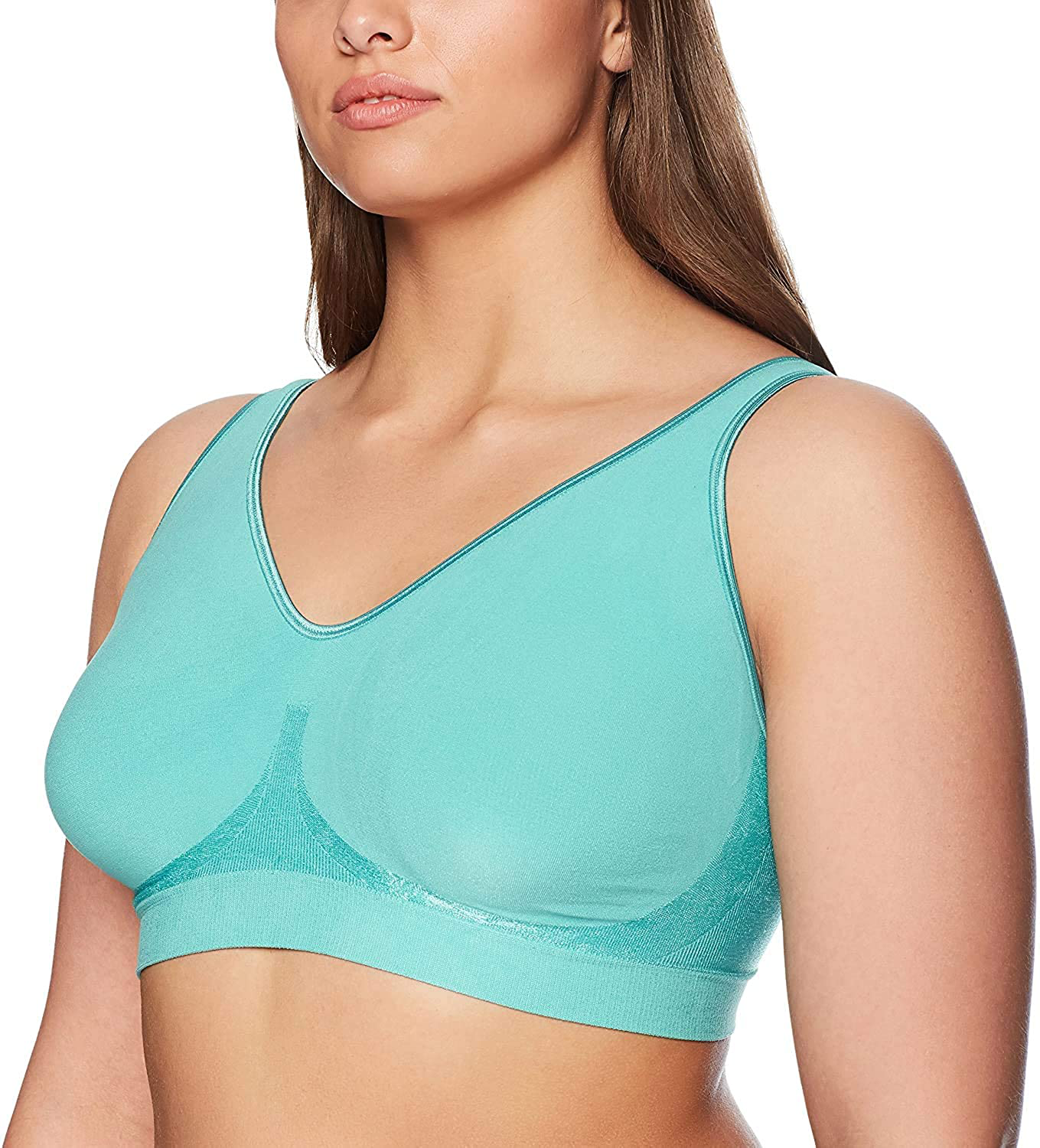 Bali Women's Comfort Revolution Wirefree Bra with Smart Sizes DF3484