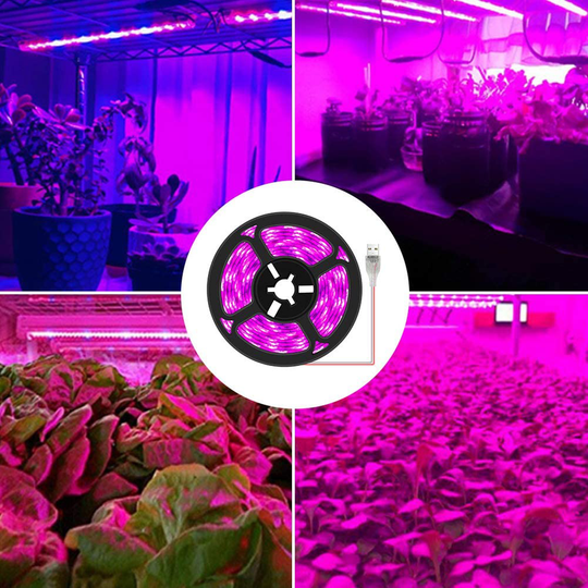 LED Waterproof Plant Grow Light Strips Full Spectrum