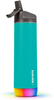 HidrateSpark STEEL Smart Water Bottle, Tracks Water Intake & Glows to Remind You to Stay Hydrated - Straw Lid