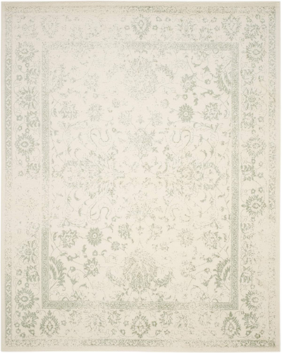 Safavieh Adirondack Collection ADR109T Oriental Distressed Non-Shedding Stain Resistant Living Room Bedroom Runner, 2'6" x 8' , Slate / Ivory