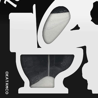 Toilet Timer by Katamco (Classic), Funny Gifts for Men, Husband, Dad, Fathers Day, Birthday Gag