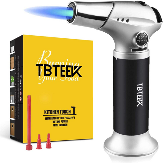 Cooking Torch With Safety Lock & Adjustable Flame 