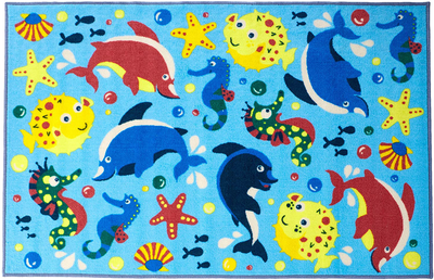 Fun Rugs Fun Time Aquarium Novelty Rug, 39" x 58", Multicolor