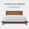 ViscoSoft Copper Mattress Pad King - Extra Plush Pillowtop Mattress Topper for Pain Relief