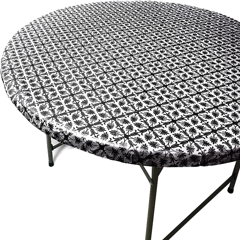 Waterproof Elastic Table Cover with Elastic Edge
