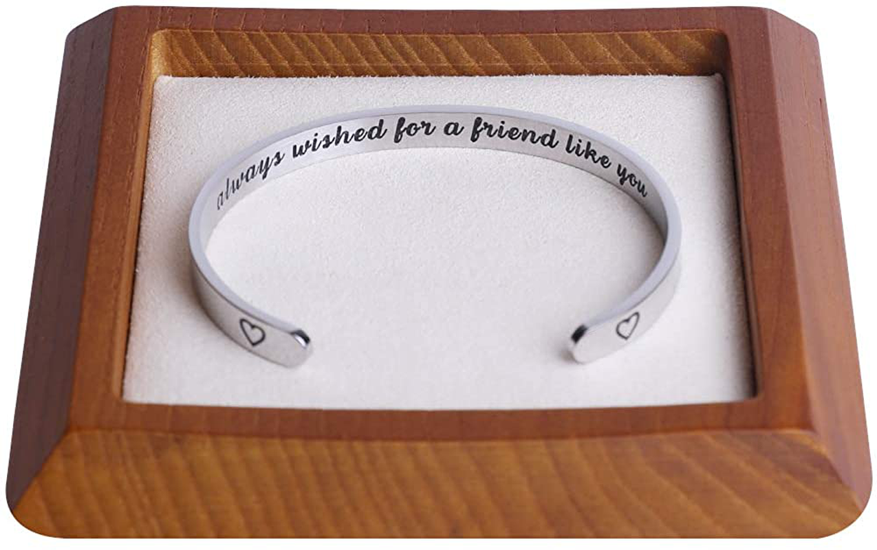 Hidden Message Bracelet - Meaningful Gifts for Women Best Friend , Unique Birthday Gifts, Come with Gift Box