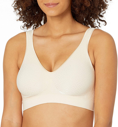 Bali Women's Comfort Revolution Wirefree Bra with Smart Sizes DF3484