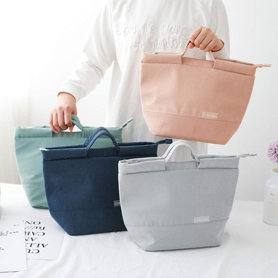 Cute Insulated Thermal Lunch Bento Box Bag Tote for Adult Women Men Girls Boys to Office Work Travel Picnic Hiking Camping