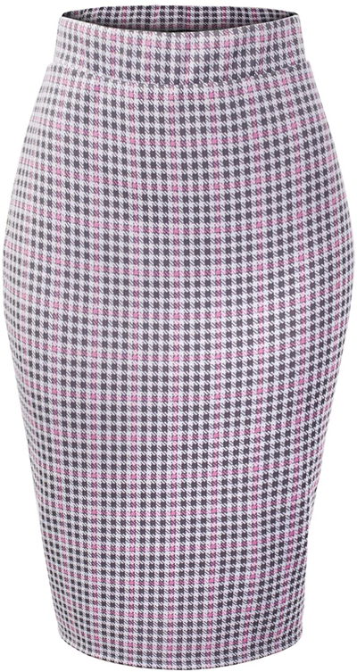 MixMatchy Women's Casual Classic Bodycon Pencil Skirt