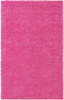 Unique Loom Solo Solid Shag Collection Area Modern Plush Rug Lush & Soft, 5' 0 x 8' 0, Bubblegum Pink