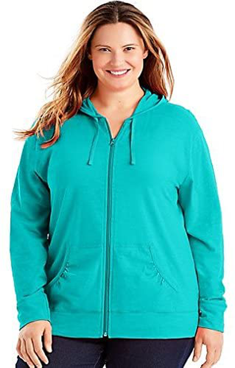 Just My Size Women's Plus-Size EcoSmart Full-Zip Hoodie