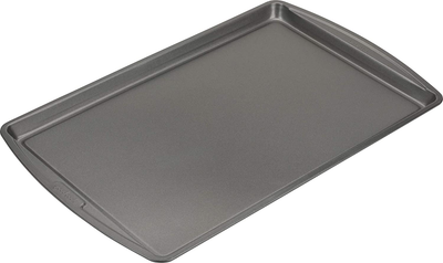 Good Cook 4022 Baking Sheet, 0.9 cu-ft Capacity, 11 in W x 17 in L, Silver