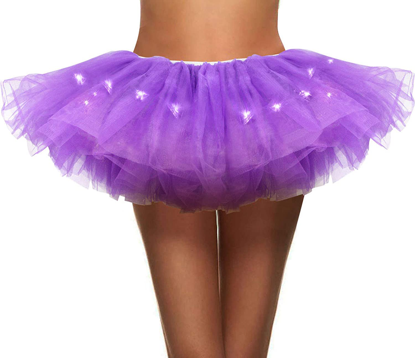 Simplicity Women's Classic 5 Layered Tulle Tutu Skirt