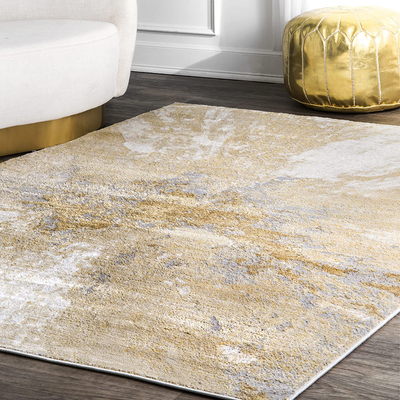 nuLOOM Cyn Abstract Accent Rug, 2 x 3 Feet, Silver