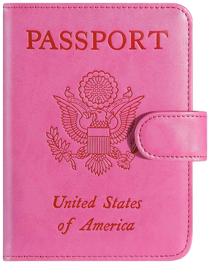 Passport Holder Cover Wallet RFID Blocking Leather Card Case Travel Accessories for Women Men