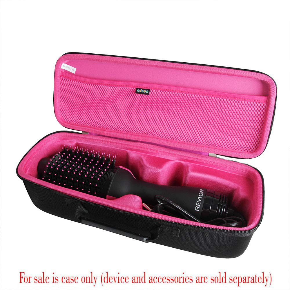 Adada Hard Case for Revlon One-Step Hair Dryer And Volumizer Hot Air Brush (Rosy)