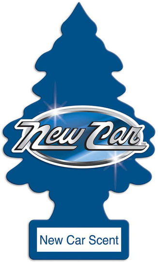 LITTLE TREES Car Air Freshener I Hanging Tree Provides Long Lasting Scent for Auto or Home I New Car Scent, 24 count, (4) 6-packs