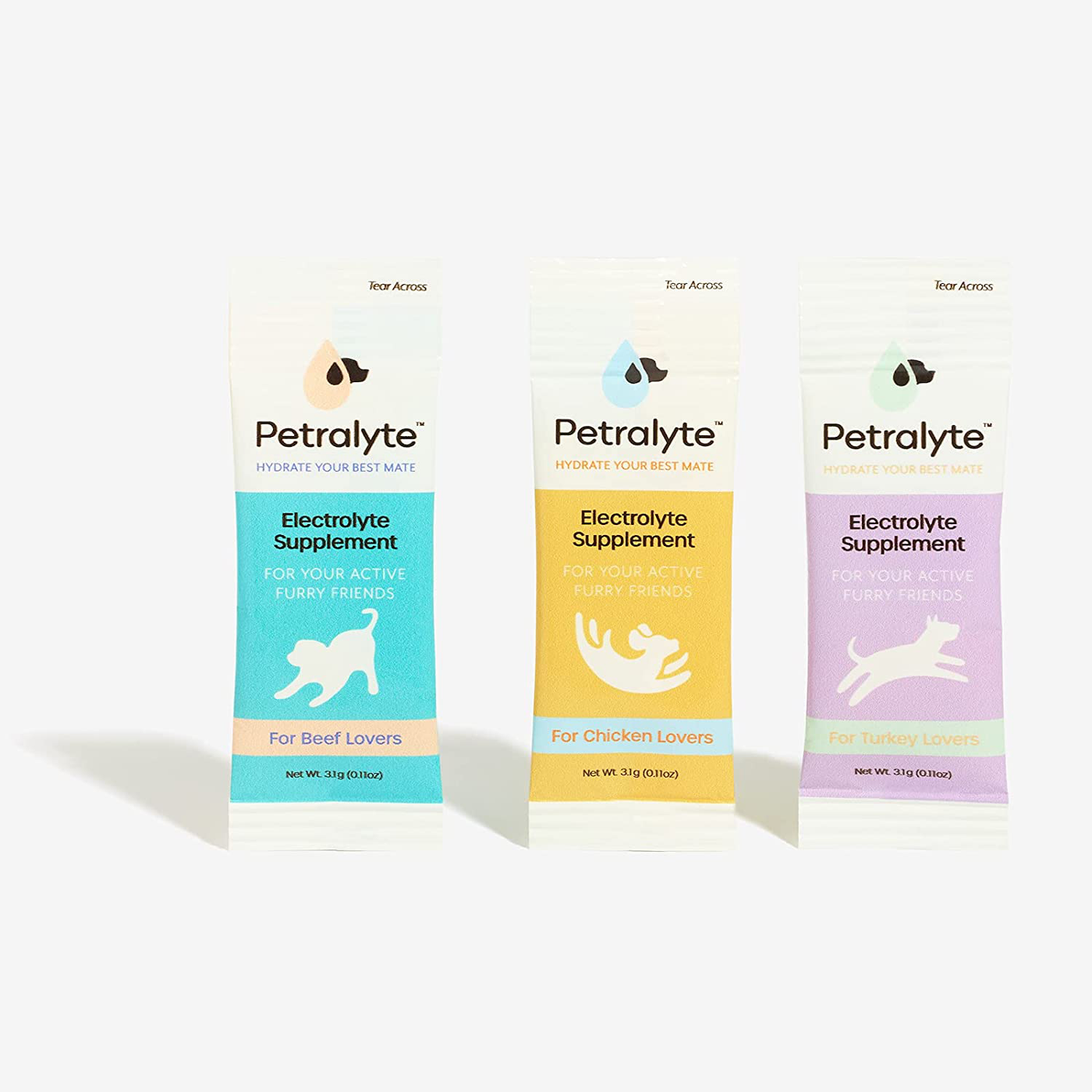 Petralyte Electrolyte Supplement for Dogs, for Chicken Lovers, 16-Pack