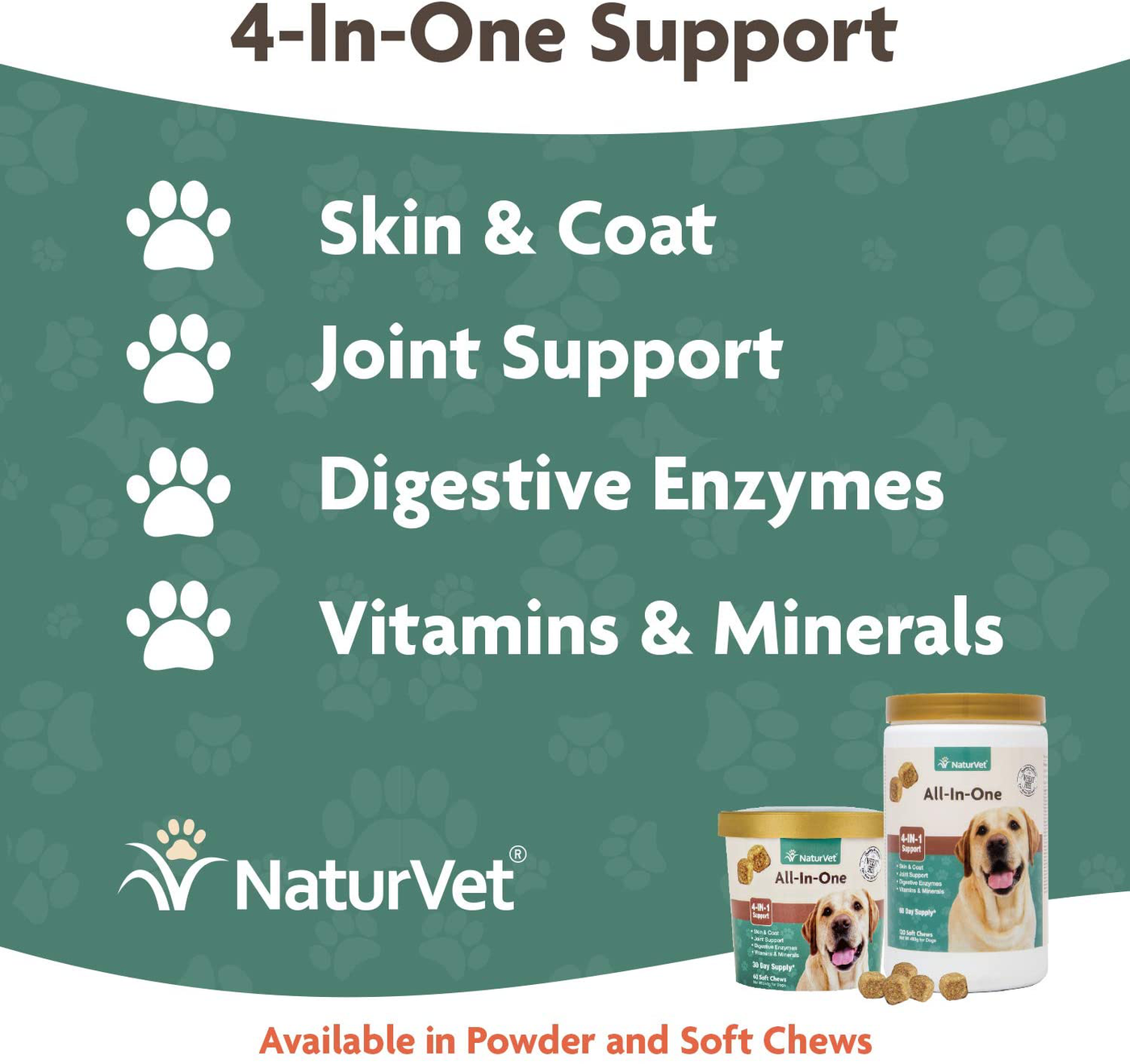 All-in-One Dog Supplement - for Joint Support, Digestion, Skin, Coat Care – Dog Vitamins