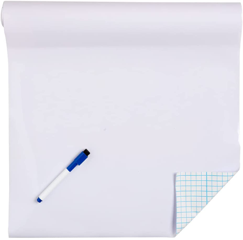 Self-Adhesive Removable Dry Erase Board With Free Pen Included