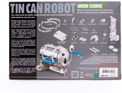 4M Tin Can Robot - DIY Science Construction Stem Toy For Kids & Teens