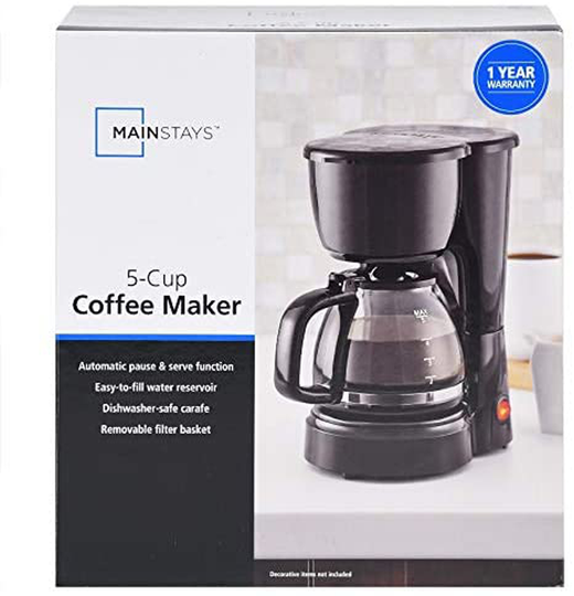 5-cup coffee maker