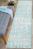 Rugshop Geometric Bohemian Design Runner Rug 2' x 7' Blue