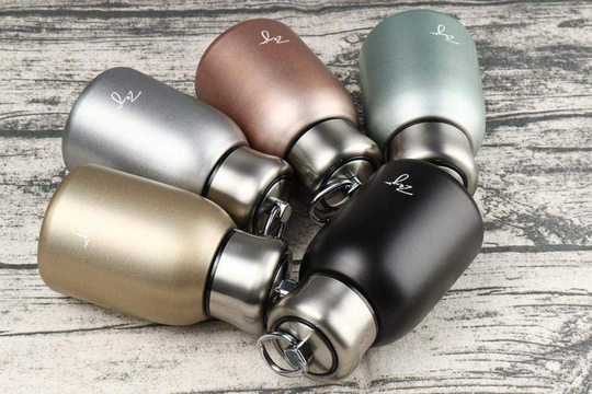 Mini 9 oz Stainless Steel Water Bottle, 280ML Vacuum Insulated Water Bottle Leak Proof Sport Tumbler Cup Hot and Cold Water Bottle (Silver)