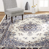 Home Dynamix Premium Sakarya Traditional Medallion Border Area Rug, Porcelain, 7'8"x10'7" Rectangle