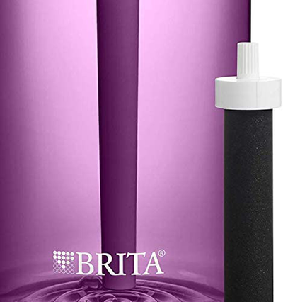 Brita Plastic Water Filter Bottle, 26 Ounce 1, Sea Glass