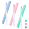 Glass Nail File 3 Pack, Nail File, Glass Nail File with Case, Double Sided Etched Surface Files