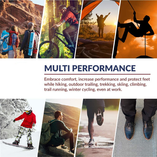 4 Pack Thermal Merino Wool Socks 