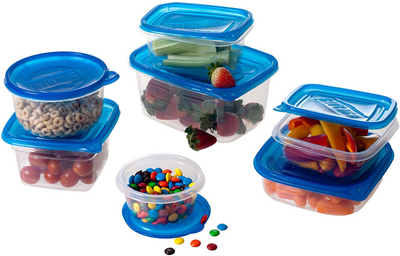 54 Piece Food Storage Container Set with Air Tight Lids