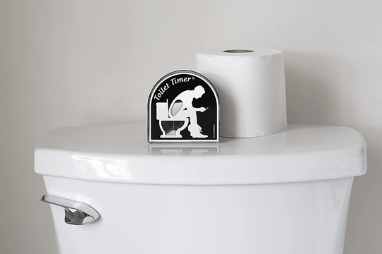 Toilet Timer by Katamco (Classic), Funny Gifts for Men, Husband, Dad, Fathers Day, Birthday Gag