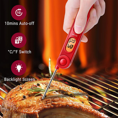 ThermoPro TP03 Digital Instant Read Meat Thermometer Kitchen Cooking Food Candy Thermometer with Backlight and Magnet for Oil Deep Fry BBQ Grill Smoker Thermometer