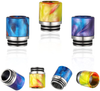 810 resin drip tip inlaid stainless steel dripper connector cover, can be used for the coffee machine or ice machine (3 colors can be selected) (yellow)