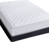 Full Size Quilted Fitted Waterproof Mattress Pad, Soft Mattress Protector for Full Size Bed, 6-16 inches Deep Pocket Fitted Mattress Cover, White
