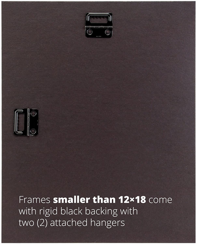 Craig Frames 1WB3BK 17 x 22 Inch Picture Frame, Black, Set of 4